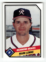 1989 CMC Richmond Braves #19 Mark Lemke