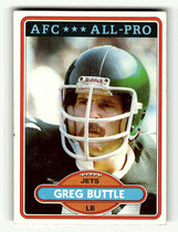 1980 Topps Base Set #340 Greg Buttle