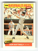 1986 Fleer Baseballs Best #21 Don Mattingly