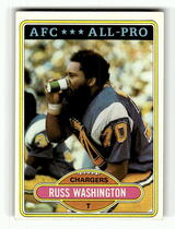 1980 Topps Base Set #305 Russ Washington