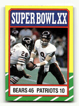 1986 Topps Base Set #8 Super Bowl XX