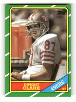 1986 Topps Base Set #160 Dwight Clark
