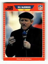 1989 Pro Set Announcers #22 Will McDonough