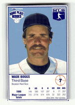 1987 Kraft Home Plate Heroes #7 Wade Boggs