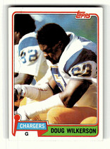 1981 Topps Base Set #447 Doug Wilkerson