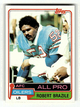 1981 Topps Base Set #450 Robert Brazile