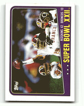 1988 Topps Base Set #1 Super Bowl XXII