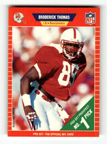 1989 Pro Set Base Set #515 Broderick Thomas