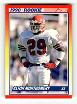 1990 Score Base Set #649 Alton Montgomery