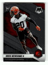 2021 Panini Mosaic #346 Greg Newsome