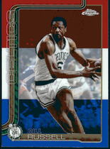 2025 Topps Chrome Update Red White & Blue Refractor #141 Bill Russell