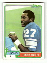 1981 Topps Base Set #203 Luther Bradley