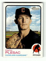2022 Topps Heritage #240 Zach Plesac