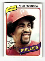 1980 Topps Base Set #447 Nino Espinosa