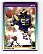 1990 Score Base Set #497 Fred Strickland