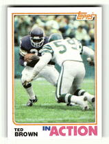 1982 Topps Base Set #392 Ted Brown
