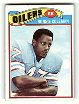 1977 Topps Base Set #407 Ronnie Coleman