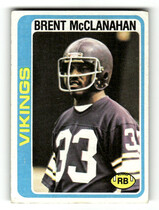 1978 Topps Base Set #274 Brent McClanahan