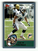 2003 Topps Base Set #237 Zach Thomas
