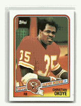 1988 Topps Base Set #363 Christian Okoye