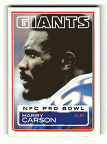 1983 Topps Base Set #123 Harry Carson