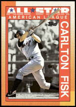 1990 Topps Base Set #392 Carlton Fisk
