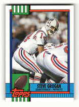 1990 Topps Base Set #418 Steve Grogan