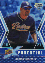 2009 Upper Deck X Xponential #X-AG Adrian Gonzalez