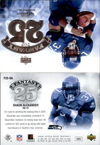 2006 Upper Deck Fantasy Top 25 #F25-SA Shaun Alexander