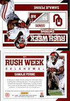 2017 Panini Contenders Draft Picks Rush Week #5 Samaje Perine