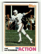 1982 Topps Base Set #139 Uwe Von Schamann