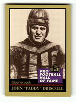 1991 ENOR Pro Football HOF #36 Paddy Driscoll