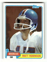 1981 Topps Base Set #223 Matt Robinson