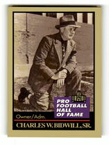 1991 ENOR Pro Football HOF #12 Charles W. Bidwill