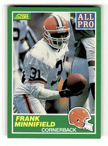 1989 Score Base Set #285 Frank Minnifield