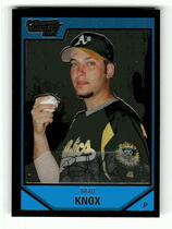 2007 Bowman Chrome Prospects #BC83 Brad Knox