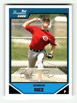 2007 Bowman Prospects #BP10 Brandon Rice