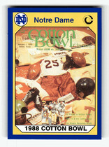 1990 Collegiate Collection Notre Dame 200 #59 52Nd Cotton Bowl