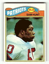 1977 Topps Base Set #356 Sam Hunt