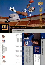 2009 Upper Deck Base Set #279 Ramses Barden