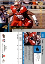 2009 Upper Deck Base Set #202 Everette Brown