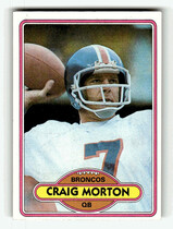 1980 Topps Base Set #105 Craig Morton