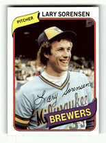 1980 Topps Base Set #154 Lary Sorensen