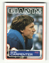 1983 Topps Base Set #122 Rob Carpenter
