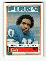 1983 Topps Base Set #70 Billy Simms