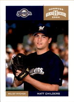 2004 Donruss Team Heroes #227 Matt Childers
