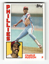 1984 Topps Base Set #432 Charlie Hudson