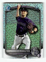 2025 Bowman Chrome Draft Mega Box (Mojo Refractor) #BDC-78 Jb Middleton