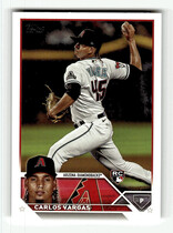 2023 Topps Update #US67 Carlos Vargas