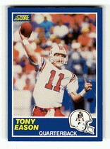 1989 Score Base Set #32 Tony Eason